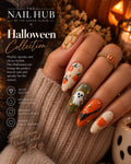 🎃 SET 2 — PUMPKIN CHARM Burnt orange, olive green, creamy nude and golden accents.